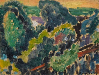Táj a Genfi-tónál, c. 1914.