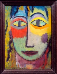 Meduse. Az orosz Alekszej von Javlenszkij (Alexi von Jawlensky, Alexej von Javlenski) festménye (1864-1941), XX. Lyon, Musee des Beaux Arts.