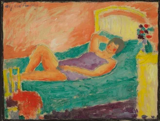 Fekvő lány; Fekvő lány, 1917 körül