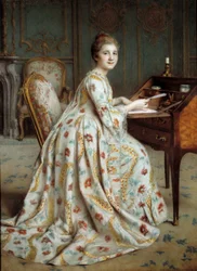 Dubois Mouchet márki portréja Alexis Axilette (1860-1931) festménye, 19. századi Angers, Szépművészeti Múzeum