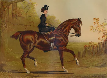 Going to Cover – Portré, 1879.