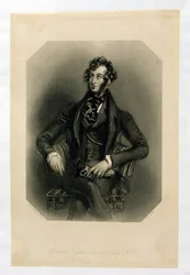 Edward Lytton Bulwer (1803-73), H. Cook metszete.