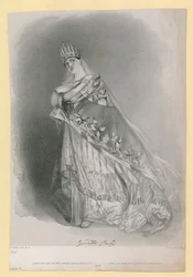 Giuditta Pasta, R.J. Lane metszete, megjelent 1837 júliusában.