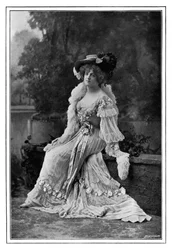 Marie Studholme angol színházi színésznő, 1901.