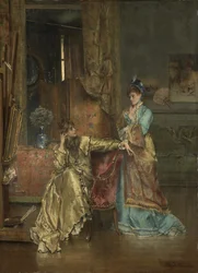 A látogatás, 1870 körül