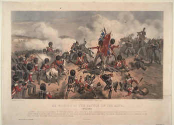 Jelenet az 1855. szeptember 20-i almai csatából