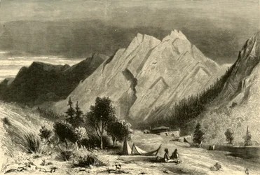 „Mészkő Formáció, a Pitt Riveren”, 1872.