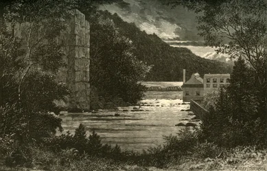 "The Passaic Below the Falls", 1874.