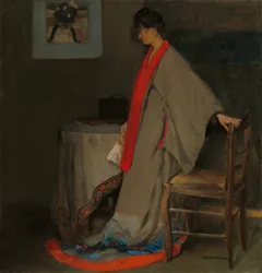 Fiatal nő kimonóban, c. 1901.
