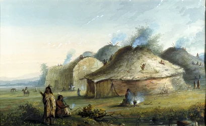 Indián kunyhók