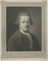 Gotthold Ephraim Lessing portréja 1729-1781, c. 1840.