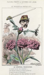 A Rosier des Batailles: rajzfilm Faidherbe tábornokról - ill. 1871. 01. 20-tól a „Nap virágai, gyümölcsei és zöldségei” c.