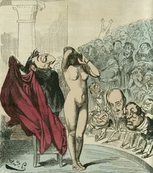 Az új phryne Gerome festménye szerint a Phryne lenne a bemutatott Republique. A. Le petit „” L