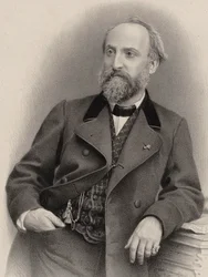 Antoine Francois Marmontel zeneszerző portréja 1816-1898.