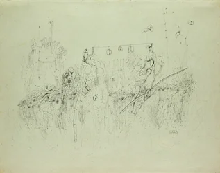 Cím nélkül, 1941-42 körül (indiai tinta papíron)