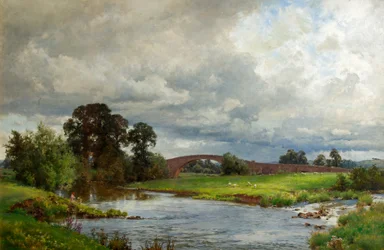 Thorverton Bridge (Olaj, vászon)