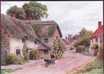 Carhampton, Somerset, a The Cottages and the Village Life of Rural Englandből, amelyet a Dent & Sons Limited adott ki