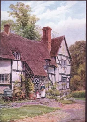 Havington, nr Evesham, Worcester, a The Cottages and the Village Life of Rural Englandből, amelyet a Dent & Sons Limited adott ki