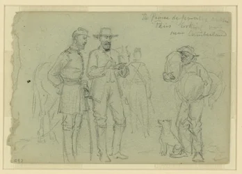 A Prince de Joinville felvázolja "Párizst" néz, Cumberland közelében