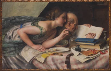A költő és múzsája, 1925.