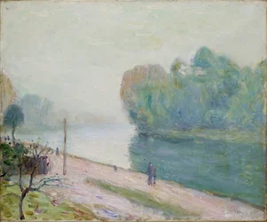 Egy kanyar a Loing folyóban, 1896
