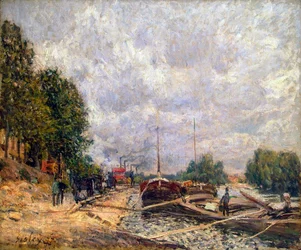Bárkák Billancourtban, 1877.