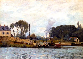 Hajók a csatornán, 1873