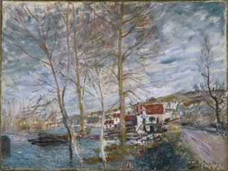 Flood at Moret Flood at Moret, 1879