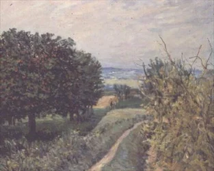 A Louveciennes-i szőlőskertekben