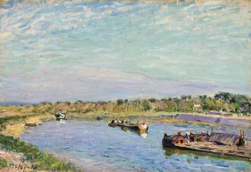 Saint Mammes kikötője, reggel, 1885