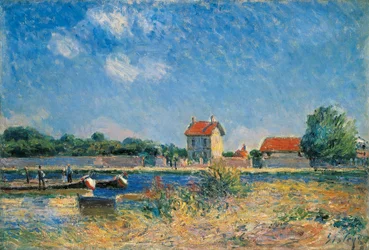 A Canal du Loing partja, Saint-Mammes