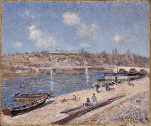 A Saint-Mammès-i strand