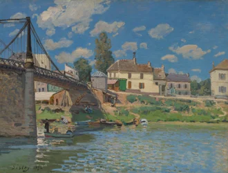 A villeneuve-la-garenne-i híd, 1872