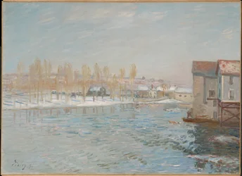 A Loing és Moret malmai, hóhatás