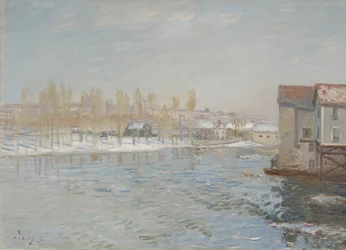 A Loing és Moret malmai, Hóeffektus, 1891