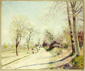 Út Veneuxból Moretbe egy tavaszi napon, 1886