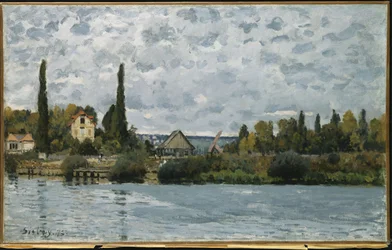 A Szajna Bougivalban, 1873