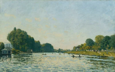 A Szajna Bougivalban; La Seine a Bougival, 1872