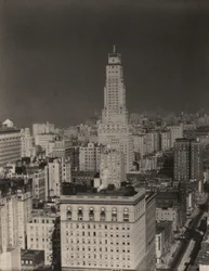 Északi kilátás a Shelton Hotel 3003-as szobájából, New York