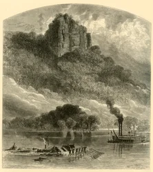 „Chimney Rock, Fountain City közelében”, 1874.