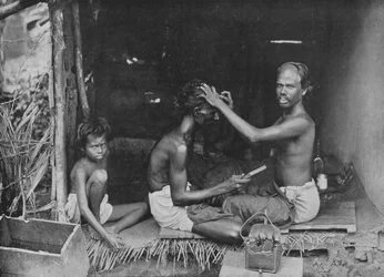 Ceylon borotválkozás, c1890, 1910