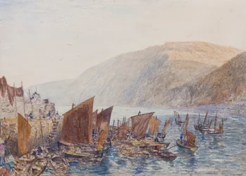 Clovelly kikötője