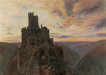 Ehrenburg a Mosel-parton