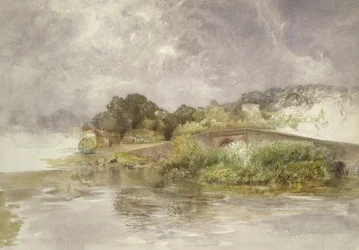 Sonning híd, c. 1882 (akvarell papíron)