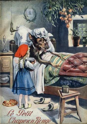 Piroska. Népmese. Vaccari és Carrey illusztrációja a „” Les beaux tales”” „” Nos loisirs””” gyűjteményben 1910 körül. Magángyűjtemény.
