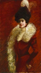 Alice Warder Garrett, kb. 1909-1910.