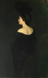 Laura feketében, 1899.