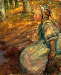 Parasztlány, 1900.