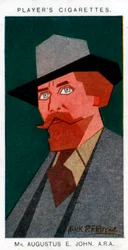 Augustus John brit festő, 1926.
