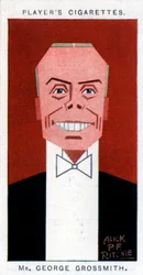 George Grossmith Junior brit színész, menedzser és drámaíró, 1926.